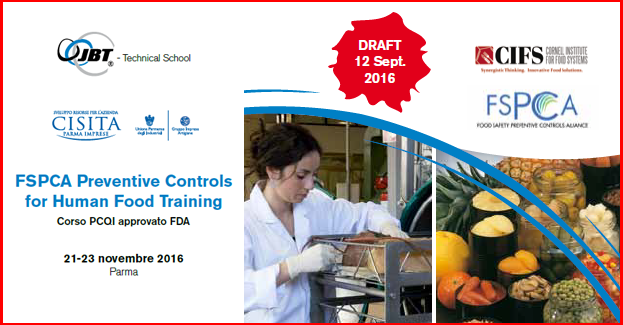 FSPCA Preventive Controls for Human Food Training