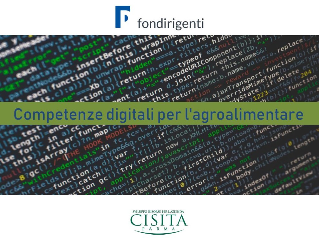 Fondirigenti – Competenze digitali per l’agroalimentare