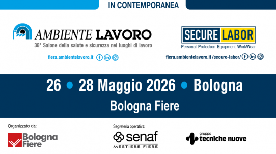 Cisita Parma partecipa ad Ambiente Lavoro 2026: il salone della salute e sicurezza nei luoghi di lavoro