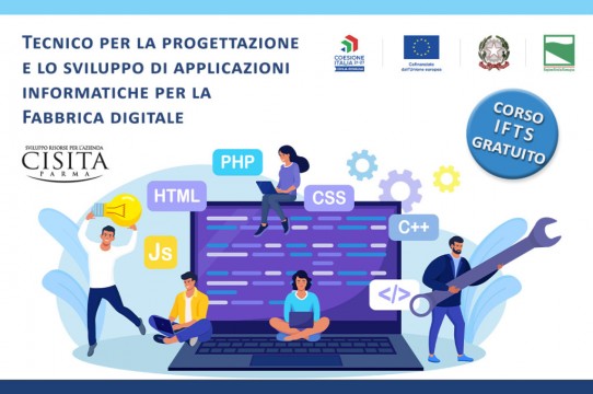 IFTS – Tecnico per la progettazione e lo sviluppo di applicazioni informatiche per la Fabbrica digitale – RIAPERTURA ISCRIZIONI