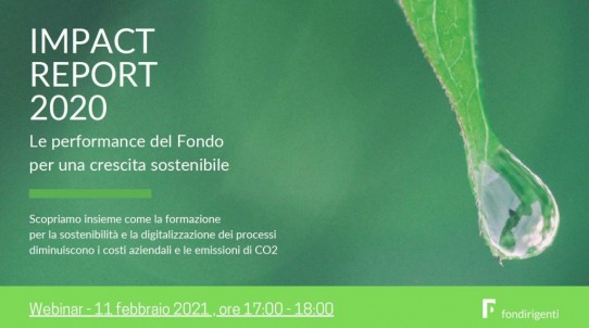 Fondirigenti, “Impact Report 2020″