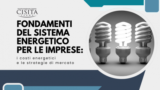 Fondamenti del sistema energetico per le imprese