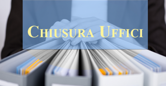 Chiusura uffici – 1 e 2 novembre