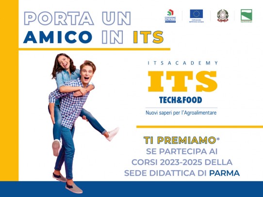 Porta un amico all’ITS Tech&Food di Parma…e riceverai un premio!